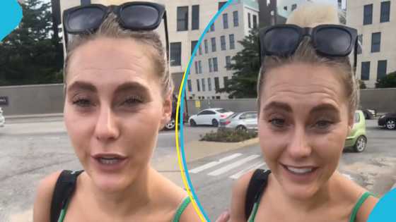 Oyibo woman launches plans to find Ghanaian lover: "Look sharp bro"