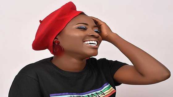 Wild photos of Fella Makafui in JHS uniform hit social media