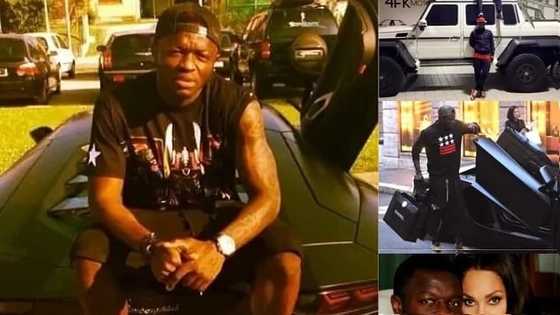 Photos detail Sulley Muntari's millionaire living of luxurious cars, costly mansion and a beautiful woman