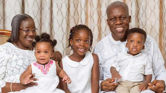 Photo of Amissah-Arthur playing with his adorable grandson breaks hearts of Ghanaians