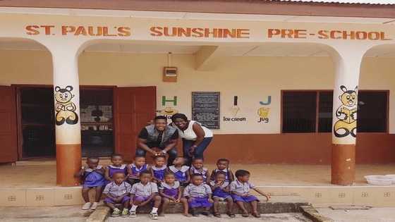 Danny Welbeck "shows off" school built by his family in Ashanti Region on visit to Ghana