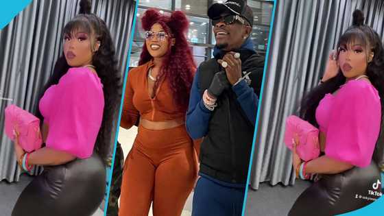Shatta Wale shows off girlfriend's beauty in video, many claim she is AI