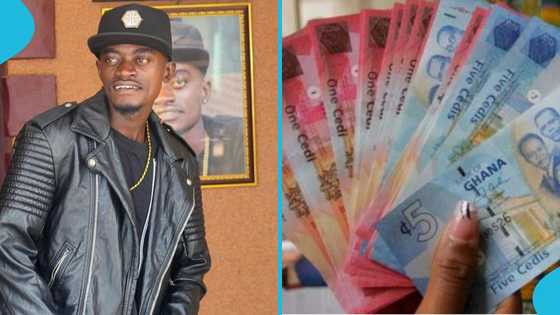 Lil Win delights school kids as he sprays mountain of cash for them to pick up, video
