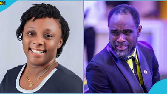 Charlotte Oduro: Video of how the marriage counsellor chided Ogyaba over his infidelity pops up