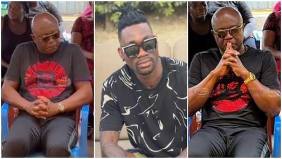 Abedi Pele and family pay tribute to Christian Atsu, Abedi shakes his head in sadness