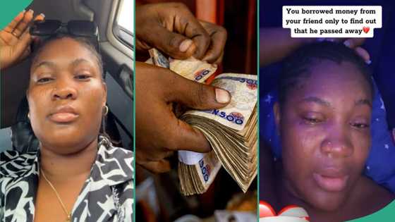 Nigerian lady cries as friend whom she borrowed money from suddenly dies, reveals his last words