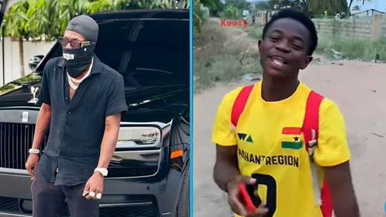 Street boy jubilates after Shatta Wale followed him on social media