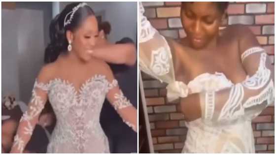 How you go collect cloth a day to the wedding? Reactions as bride left disappointed by tailor