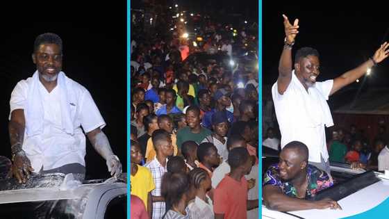 2024 Ghana Elections: A Plus storms Gomoa Central, receives a rousing welcome from constituents, video