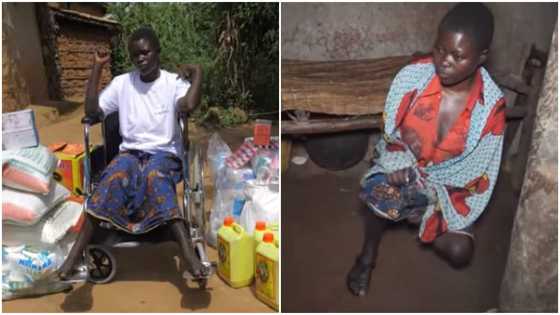 38-year-old lady who ran mad on her wedding day and can't use her legs gets huge help, video melts hearts