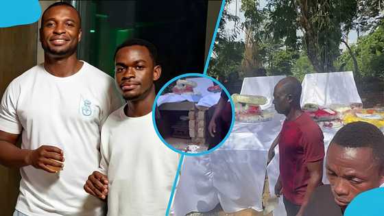 Emotional burial video of Captain Frank Donkor and brother Elijah surfaces online