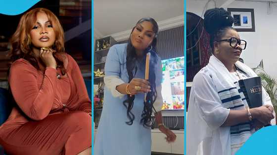 Empress Gifty Gladly Burns Incense In Her Living Room After Court Session With Agradaa