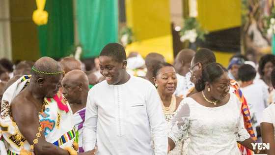 Rare photos of Asantehene with his wife & adorable children pop up from his birthday