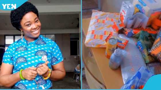 Ghanaian teacher rejoices as students shower her with gifts on Our Day, video evokes joy