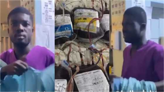 Hard guys: 2 thieves caught attempting to steal blood from Korle-Bu, get massive slaps in video