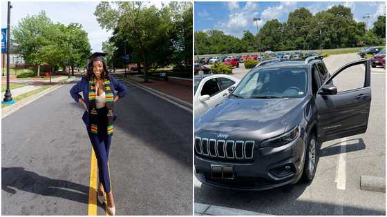 21-Year-Old Lady Counts Blessings in 2021, Graduates from US School, Appointed Manager at Amazon and Buys car