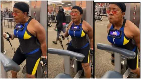 Video shows grandma with big muscles exercising in gym, many wonder where she got her strength from