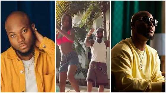 Cuteness overload: Fans gush over beauty of King Promise's younger sister in new video