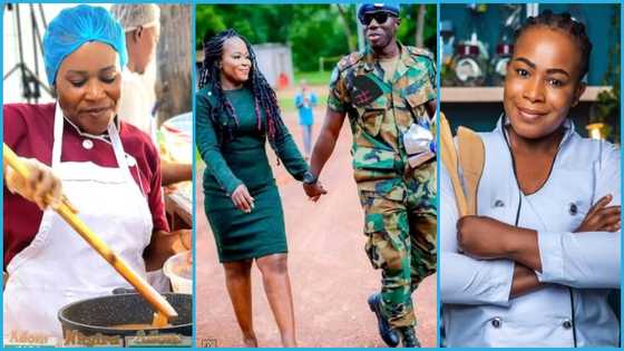 Chef Faila's soldier husband finally speaks in a video, ladies hail him for his support