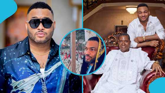 Kwadwo Safo Jnr: Video of late Kantanka's son enjoying his life as a farmer pops up