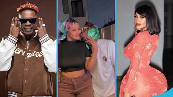 Shatta Wale kisses curvy Tanzanian model Malaika Cute, video causes a stir: "Where's Maali?"