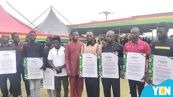 President Mahama gives GH¢100k and jobs to men who helped recover the remains of the 8 helicopter victims