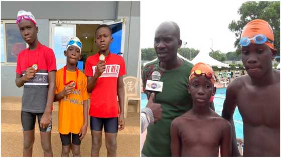 Ashley Marnah: Meet the 3 young Ghanaian brothers who want to be professional swimmers