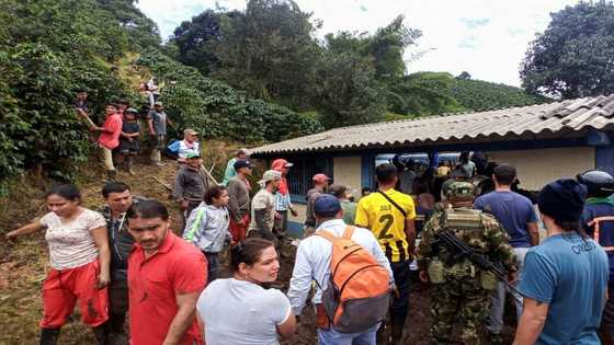 Eight children trapped after Colombia landslide buries school: officials