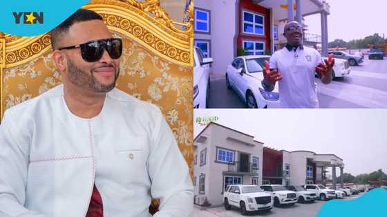 I don't know the number of cars I own - Kwadwo Safo brags as he shows Bola Ray his expensive fleet in video