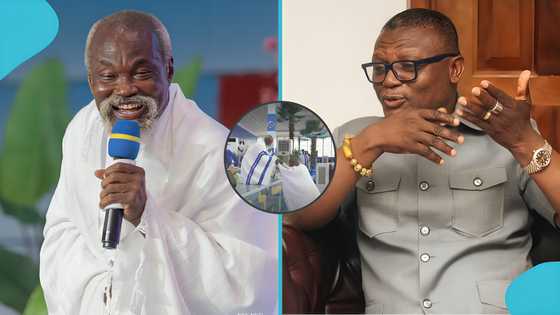 Viral clip shows Kofi Adams at Adom Kyei’s church ahead of World Cup 2026, video