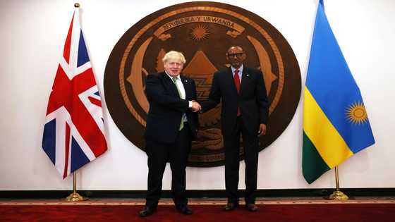 UK's Johnson defends migrant deal on Rwanda visit