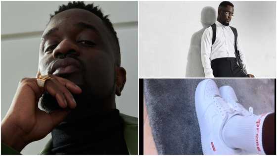 Ghanaian rapper Sarkodie ups his fashion game with GH¢1,900 sneakers and GH¢670 socks amid Yvonne Nelson's memoir brouhaha