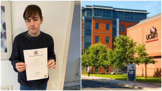 Boy told he'd never talk properly graduates with 2nd-class upper; his story leaves many emotional