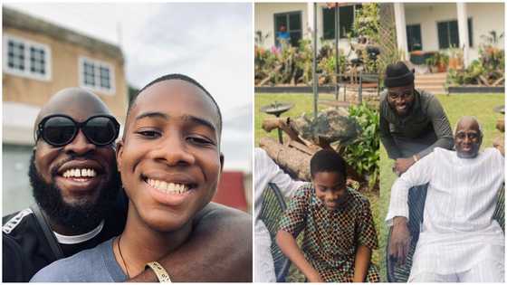 He is fine: Manifest's son grows tall and big like his dad in new photo, fans amazed by his looks