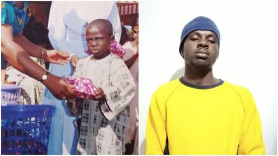 Young man whose angry childhood photo became popular meme speaks