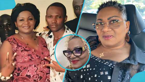 Veteran Ghanaian actress Vivienne Achor shows off new look after many years in the US, photo awes many