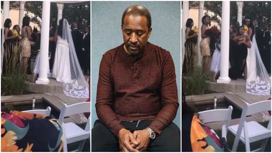 Angry baby mama scatters groom's wedding as she spills his 'secret'; peeps react to old video