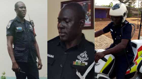 Police officer who died in motor accident at Juaso laid to rest; sad photos emerge