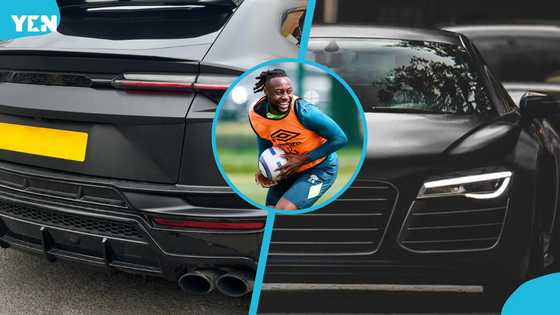A peek at Semenyo’s $220k Audi R8 and $270K Lamborghini Urus S (pictures)