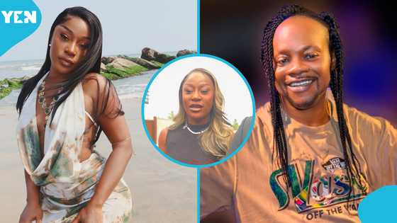 Efia Odo visits Daddy Lumba's residence, says "My father is dead"