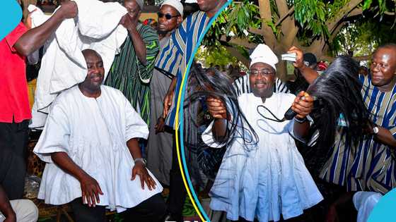 Bawumia enskinned as chief of unity in Damongo, Jinapor showers him with cash