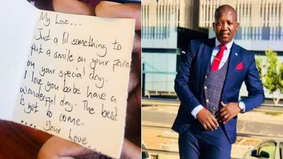 "a queen": A proud loving man gets gift and GHc1000 from wifey, brags online