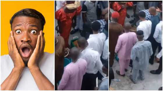 Caterer caught trying to smuggle cooler of jollof rice from party