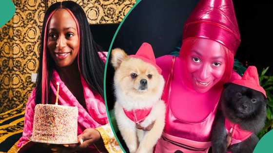 Femi Otedola's DJ Cuppy marks 31st birthday with her boys, makes new resolution, people react