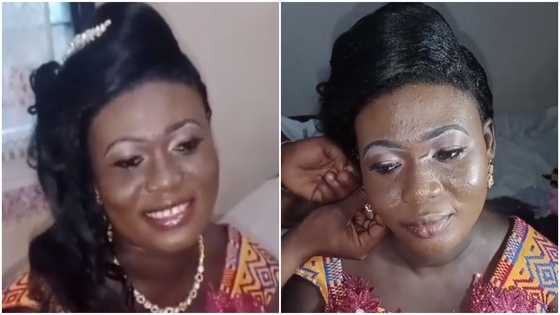 Beautiful lady's weird makeup in video causes stir on social media, netizen questions skill of artist