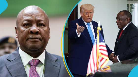 Mahama pens article slamming Trump after treatment of South Africa President