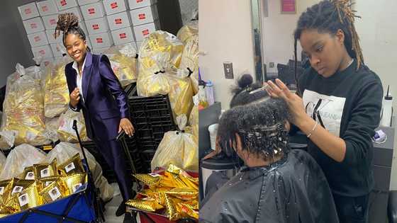 Stunning 20-year-old self-taught hairdresser amazed she's now a millionaire; shares her story