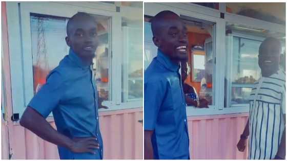 Lil Win spotted by fans as he buys street food, hilarious video goes viral