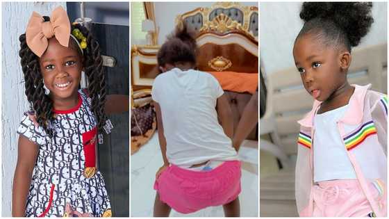 Diapers twerking: Video of Tracey Boakye's daughter dancing in her mother's posh living room stirs laughter