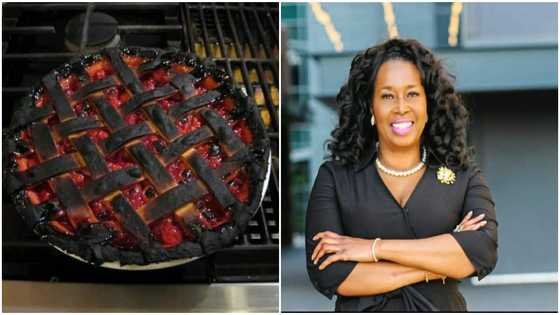 Many react as a woman serves hubby very burnt food, he teaches his child a hard lesson